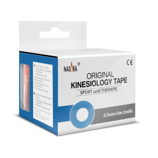 NASARA Kinesiologie Tape (5m x 25mm) Pink