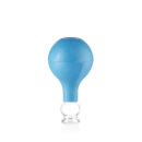 pulox Schröpfglas aus Echtglas diverse Größen und Farben blau 25mm